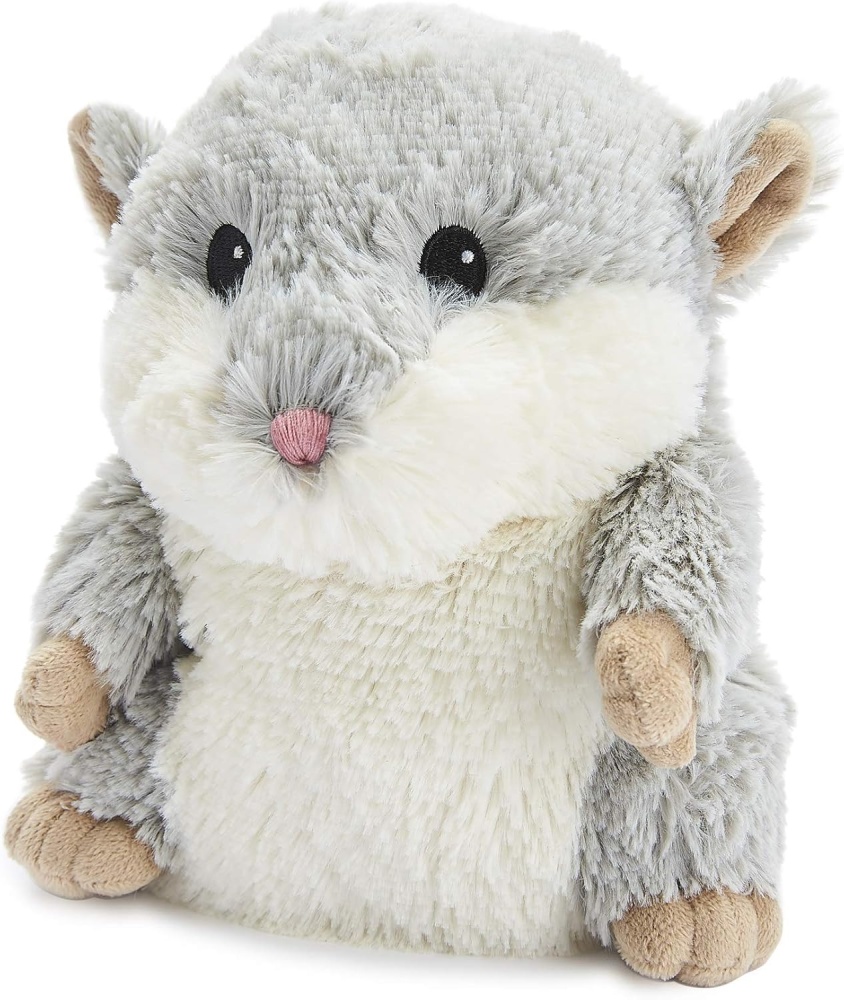 Warmies Grey Hamster Cozy Plush